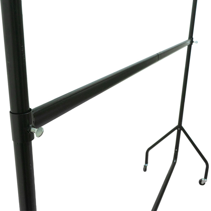 6ft Wide x 7ft Tall Two-Tier Heavy Duty Garment Rail