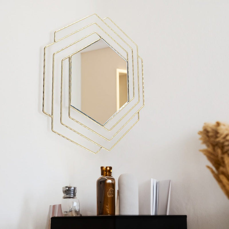 Gold Art Deco Mirror