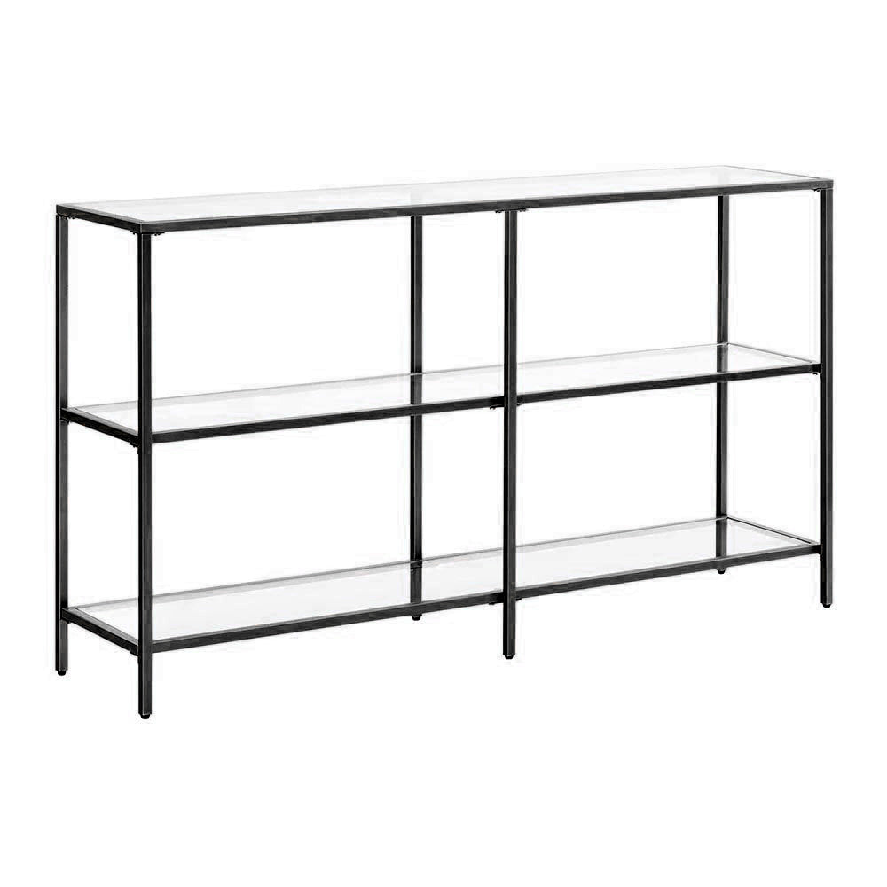3-Tier Black Display Console Table – Large | The Urban Mill