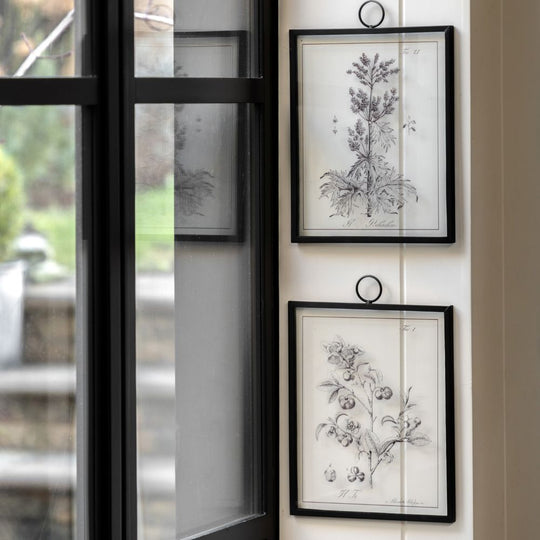 Botanical Glass Wall Art Set