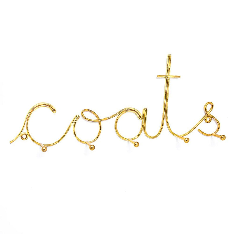 Coats' Gold Wire Wall Hooks