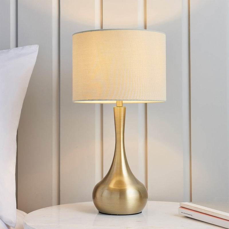 Contemporary Touch Lamp - Gold