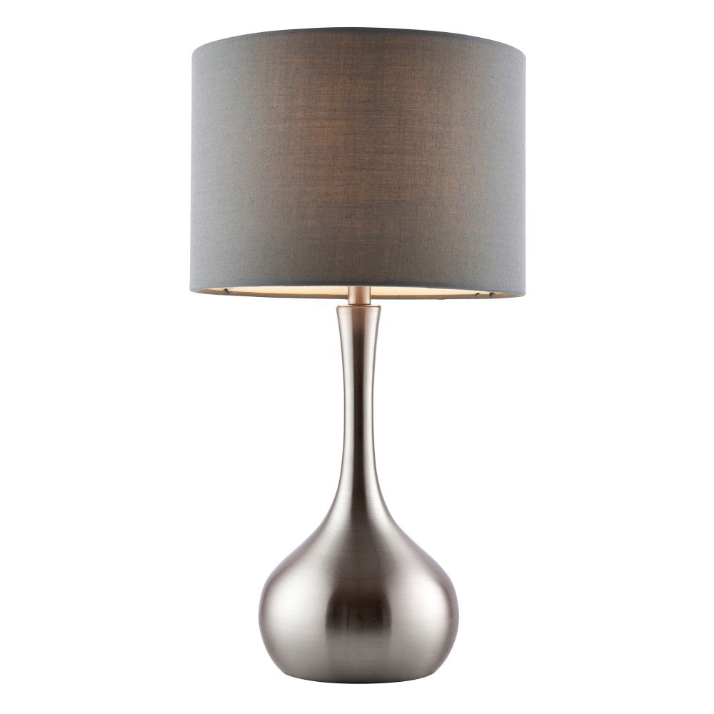 Contemporary Touch Lamp - Silver