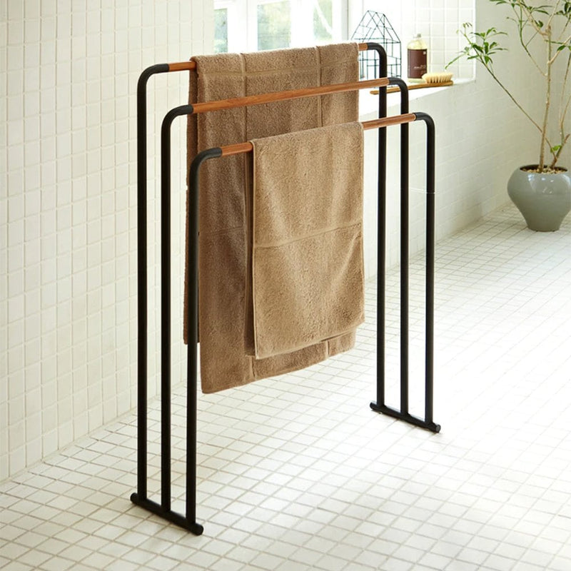 Slim Bath Towel Hanger - Black – The Urban Mill