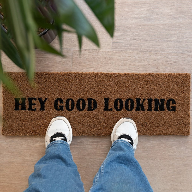 Hey Good Looking'' Doormat