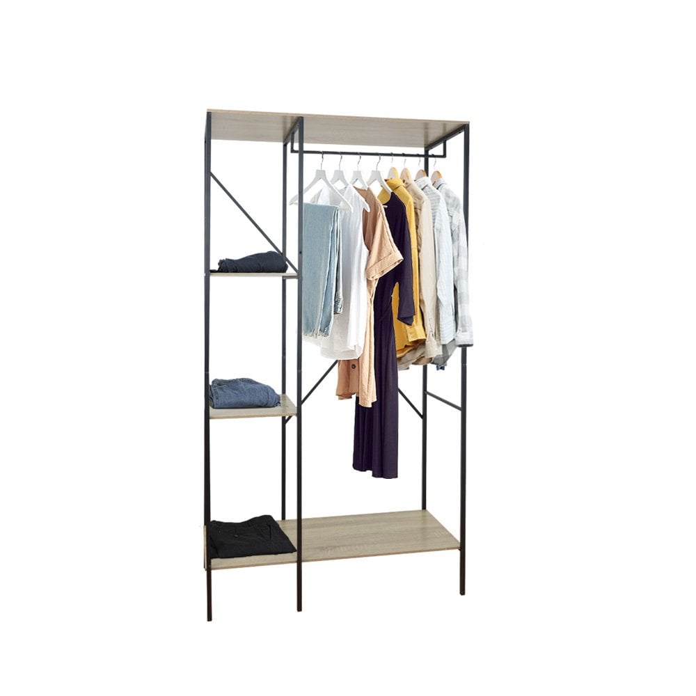 Clothes Rail Wardrobe Shelving Unit Industrial clothes rail The