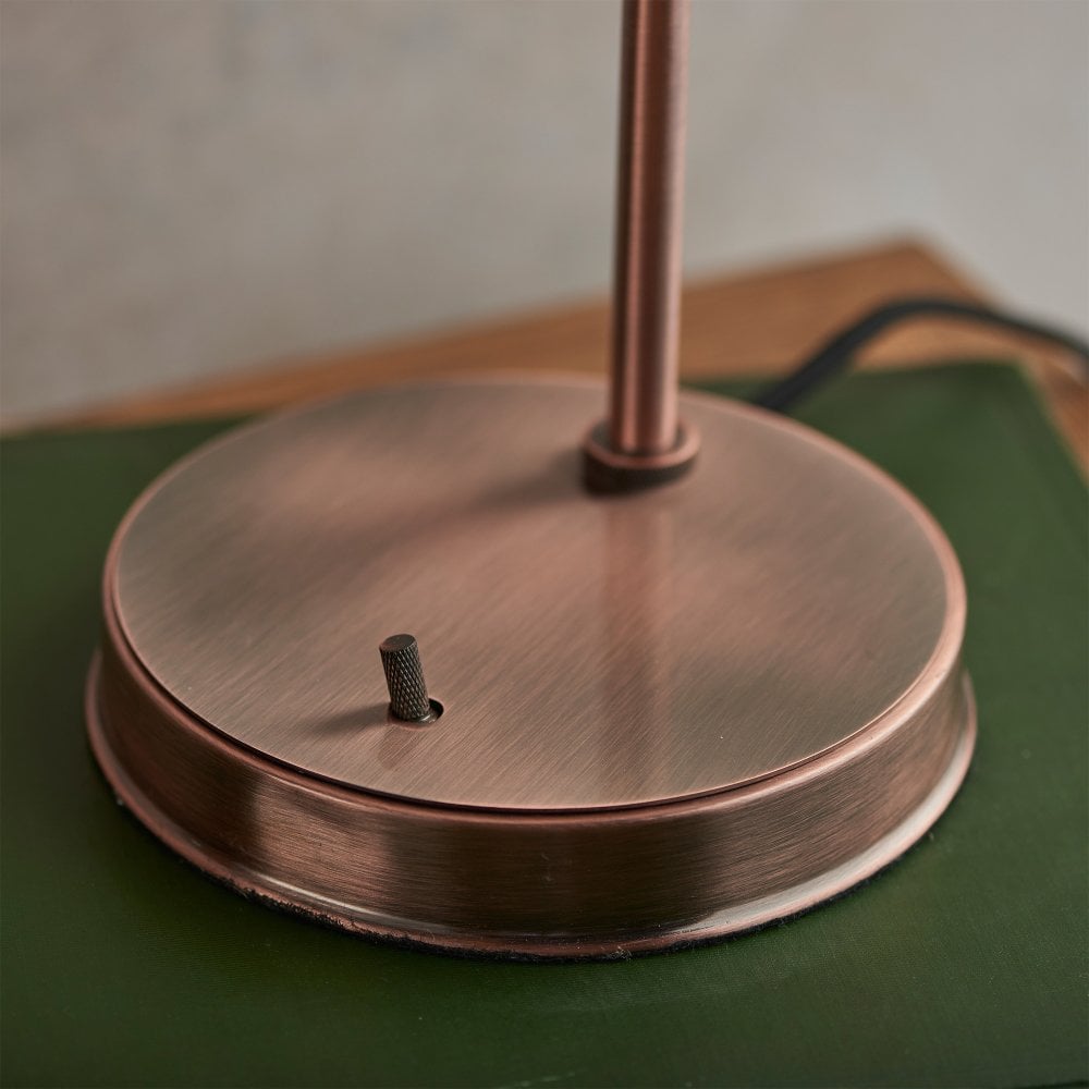Industrial Style Desk Lamp - Copper