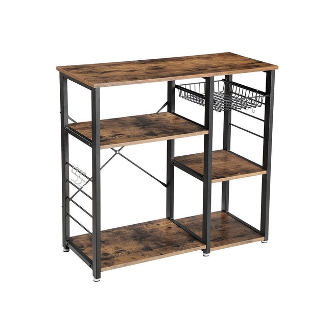Industrial Style Kitchen Island Shelf Unit The Urban Mill