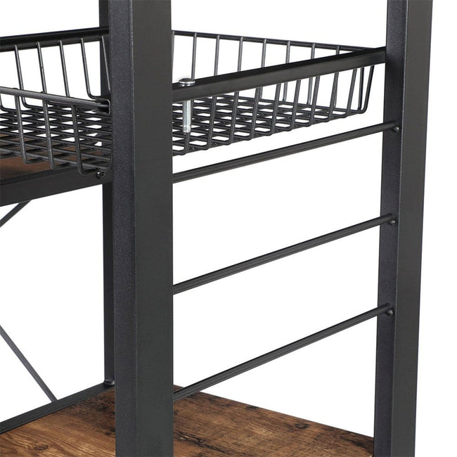 Industrial Style Kitchen Island Shelf Unit The Urban Mill