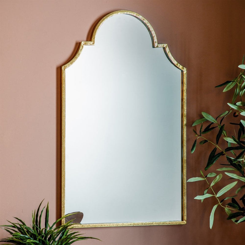 Moroccan Inspired  Wall Mirror - Gold