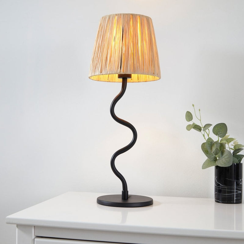 Natural Wriggle Touch Table Lamp