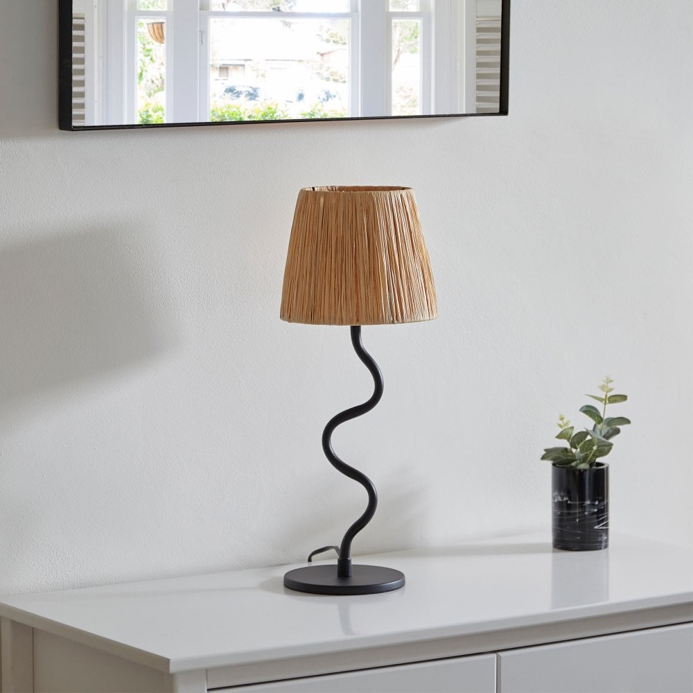 Natural Wriggle Touch Table Lamp
