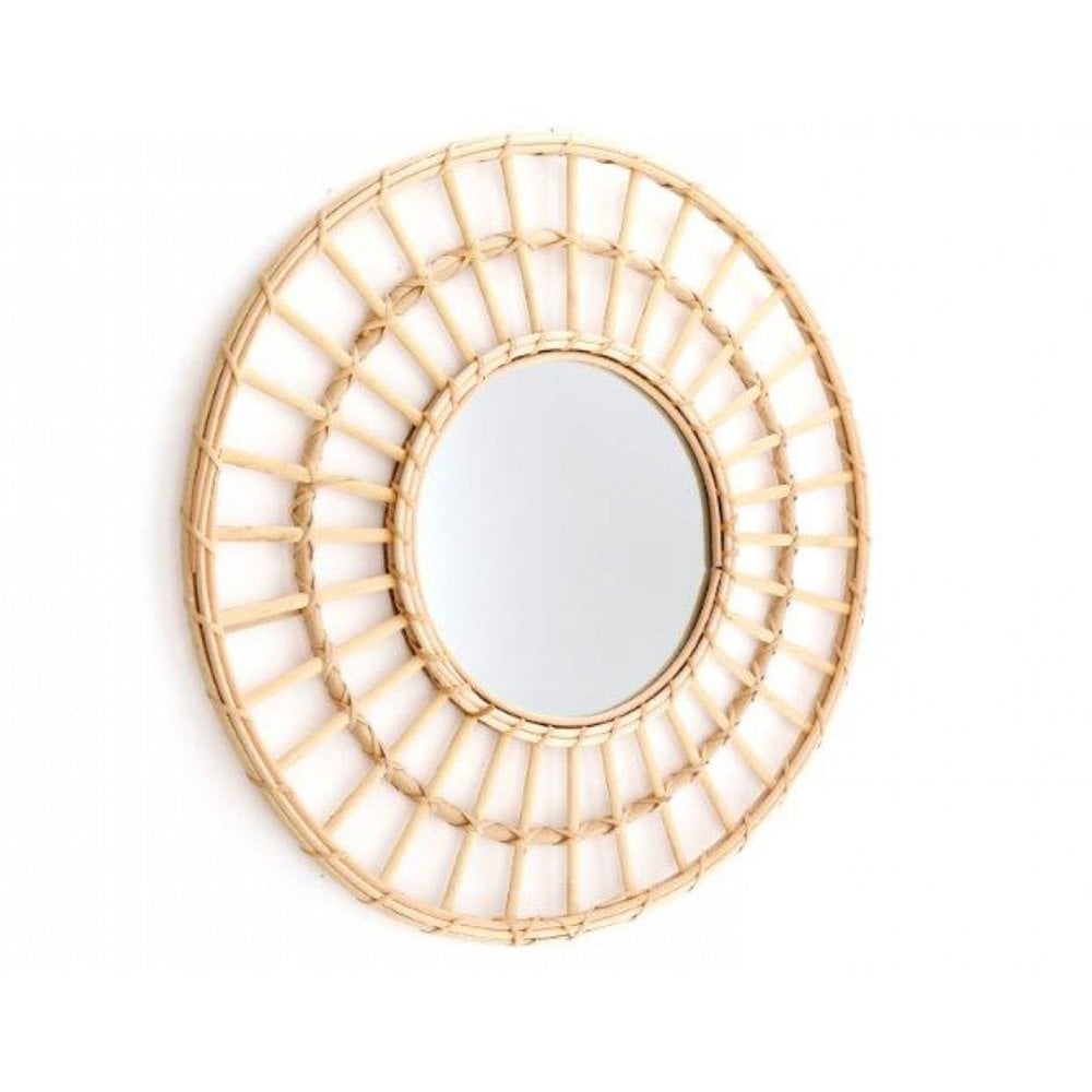 Rattan Round Mirror The Urban Mill