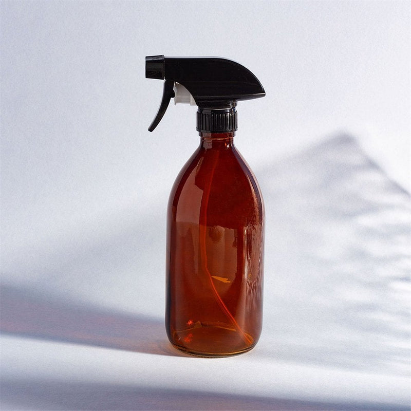 Refillable Glass Spray Bottle - Amber